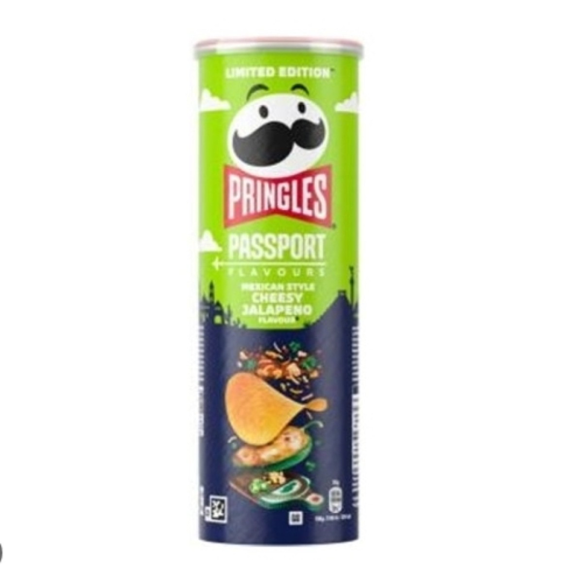 Pringles passport mexican style cheesy jalapeno 165g